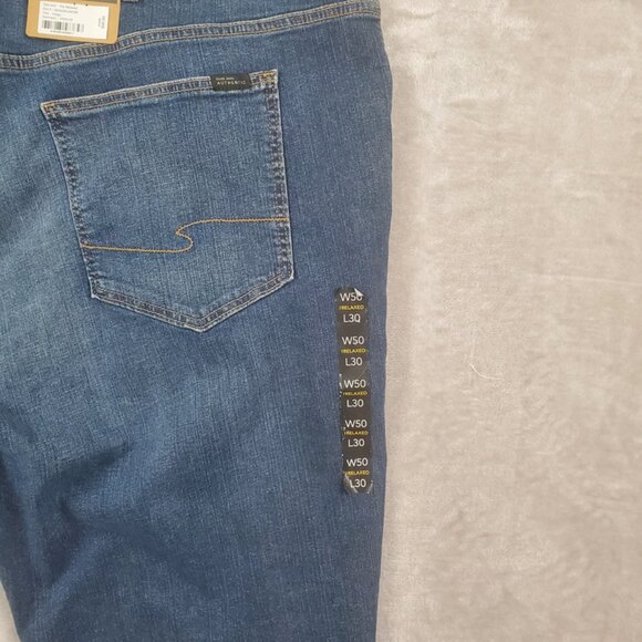 NWT Silver Jeans Men’s Authentic Relaxed Performance Stretch Size W50 L30 - Picture 9 of 16